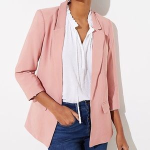 LOFT Soft Pink Blazer, Size 8